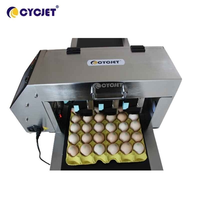 Online Egg Thermal Inkjet Printer 6 Lines Coding Machine For Date Printing