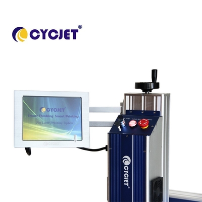 Flying Fiber Laser Engraving Machine 20W Laser Coding Machine For HDPE Pipe Mark