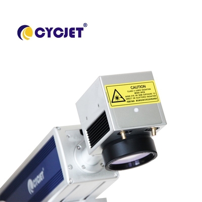 Flying Fiber Laser Engraving Machine 20W Laser Coding Machine For HDPE Pipe Mark