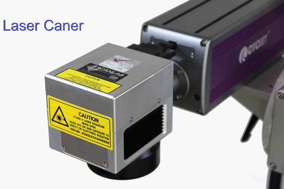 100W Coding Cycjet Laser Printer Flying Mopa Fiber Laser Marker Medicine Box