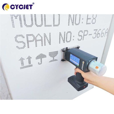 DOD Expiry Date Printing Machine Inkjet 2 Lines For Concrete Structure