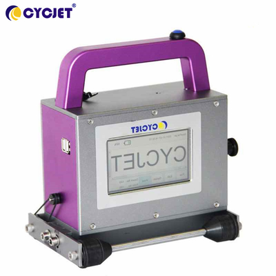 Portable 71mm Printing Height Handheld Inkjet Printer Batch Code Touch Screen