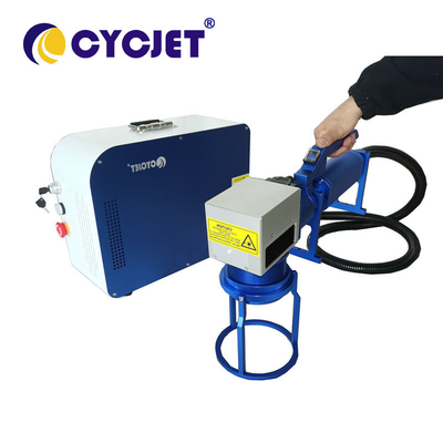 Desktop D100 Handheld Fiber Laser Marking Machine For Stainless Steel Engraving