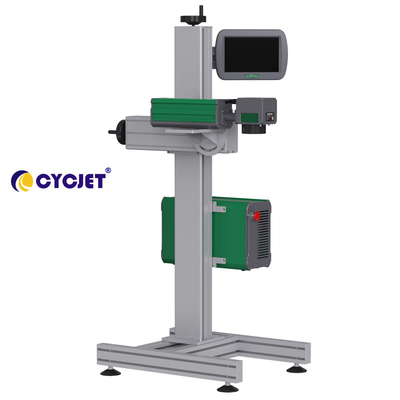 Fiber Fly Laser Marking Machine For Black HDPE Pipe