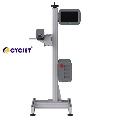 Fiber Fly Laser Marking Machine For Black HDPE Pipe