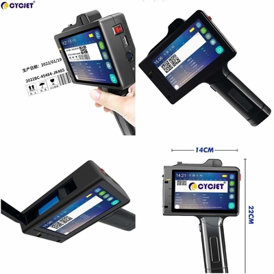 12.7mm Mobile Portable Leichtgewicht Handheld Inkjet Drucker 300 × 300DPI Auflösung