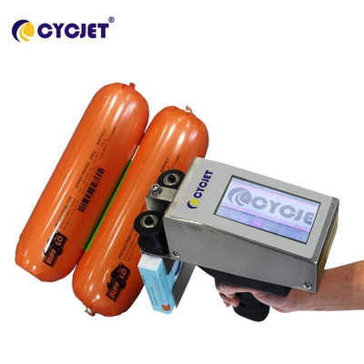 QR Code 200DPI Handheld Inkjet Barcode Printer 18mm Height